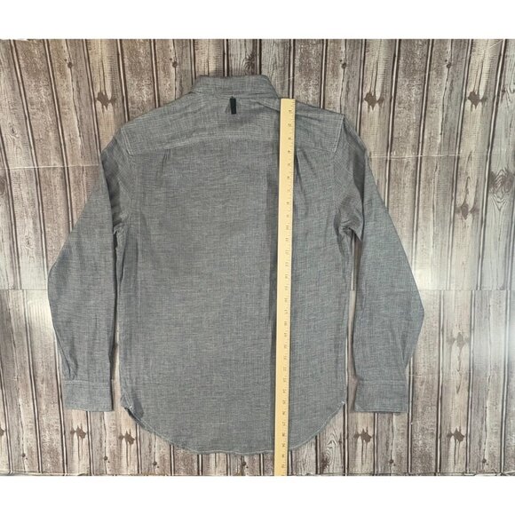 RAG & BONE striped classic fit beach Shirt size S color Black NWT made in USA - Picture 8 of 8